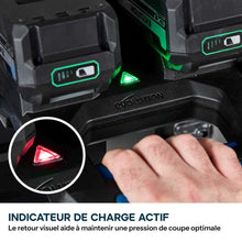 Scie à tronçonner sans fil de 355mm Evolution S355CPS-Li pour la coupe du métal, avec moteur brushless et lame EvoMax