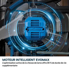 Scie à tronçonner sans fil de 355mm Evolution S355CPS-Li pour la coupe du métal, avec moteur brushless et lame EvoMax