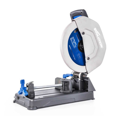 Scie à tronçonner de 355mm Evolution S355CPSL pour métaux avec lame TCT pour acier