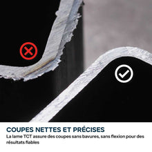 Scie à tronçonner de 355mm Evolution S355CPSL pour métaux avec lame TCT pour acier