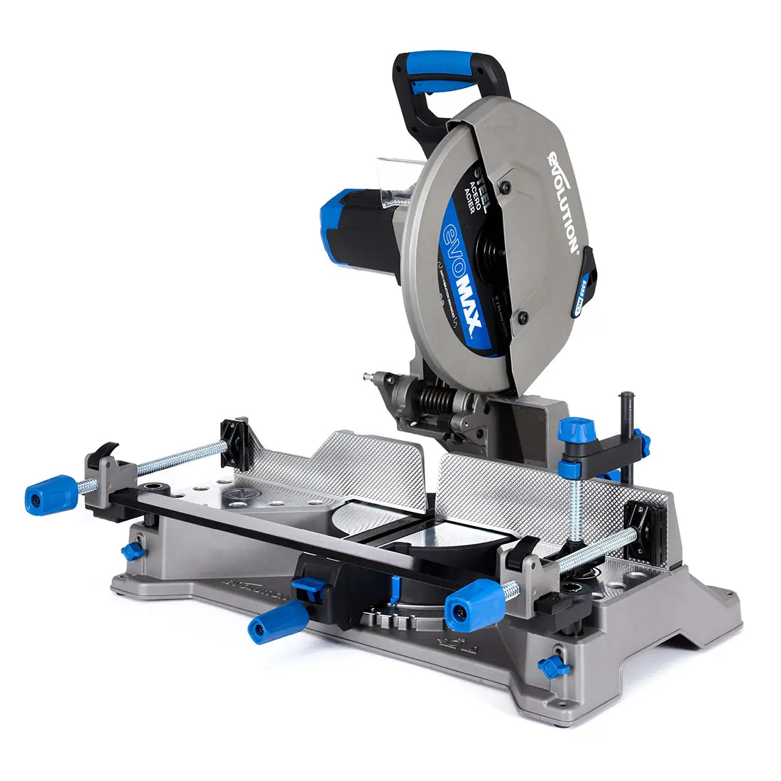 Scie à onglet pour métal 355mm Evolution S355MCS-G2 avec lame EVOMAX expert acier et moteur adaptatif