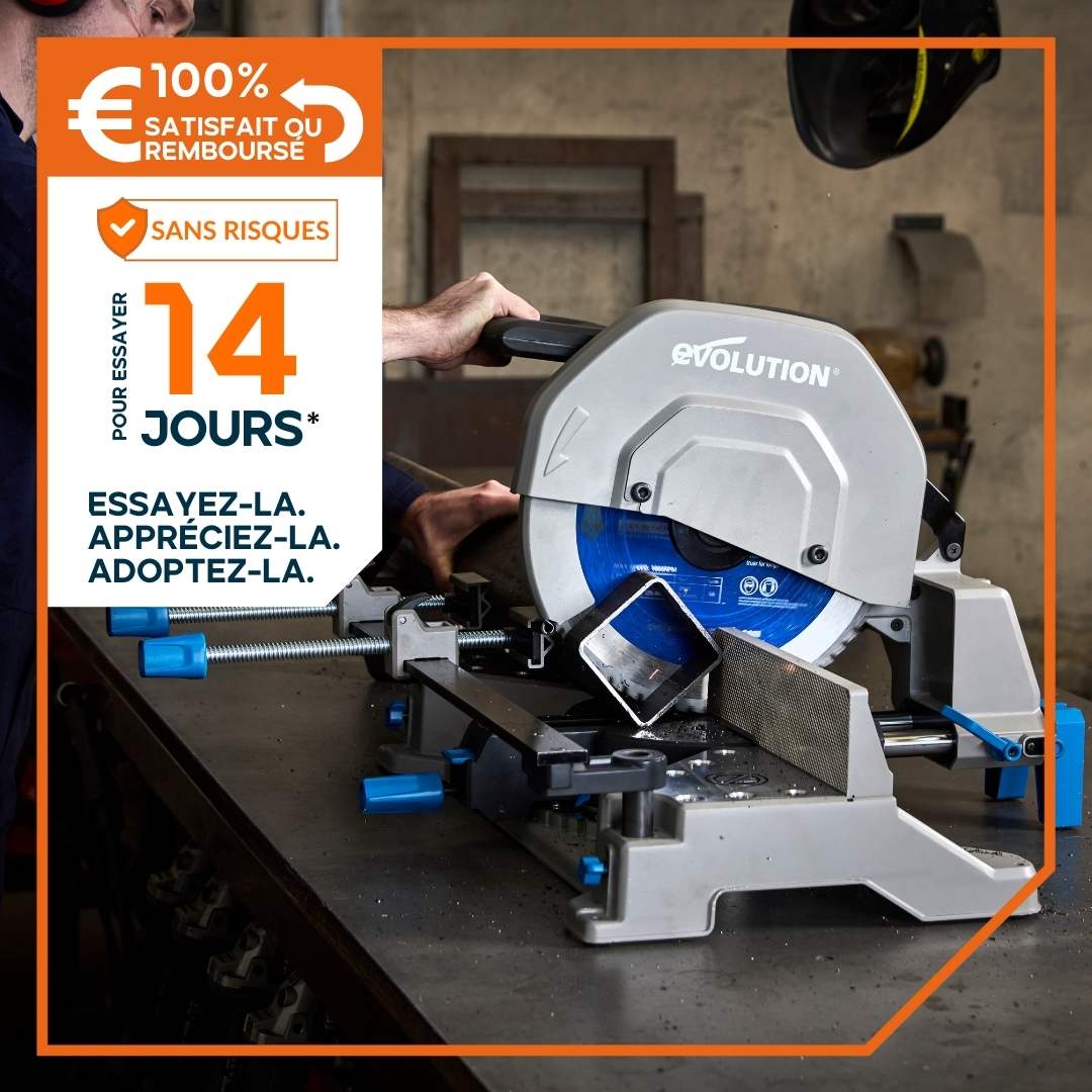 Pack Evolution : Scie à onglet 355mm Evolution S355MCS + Support à roues MCSSTAND
