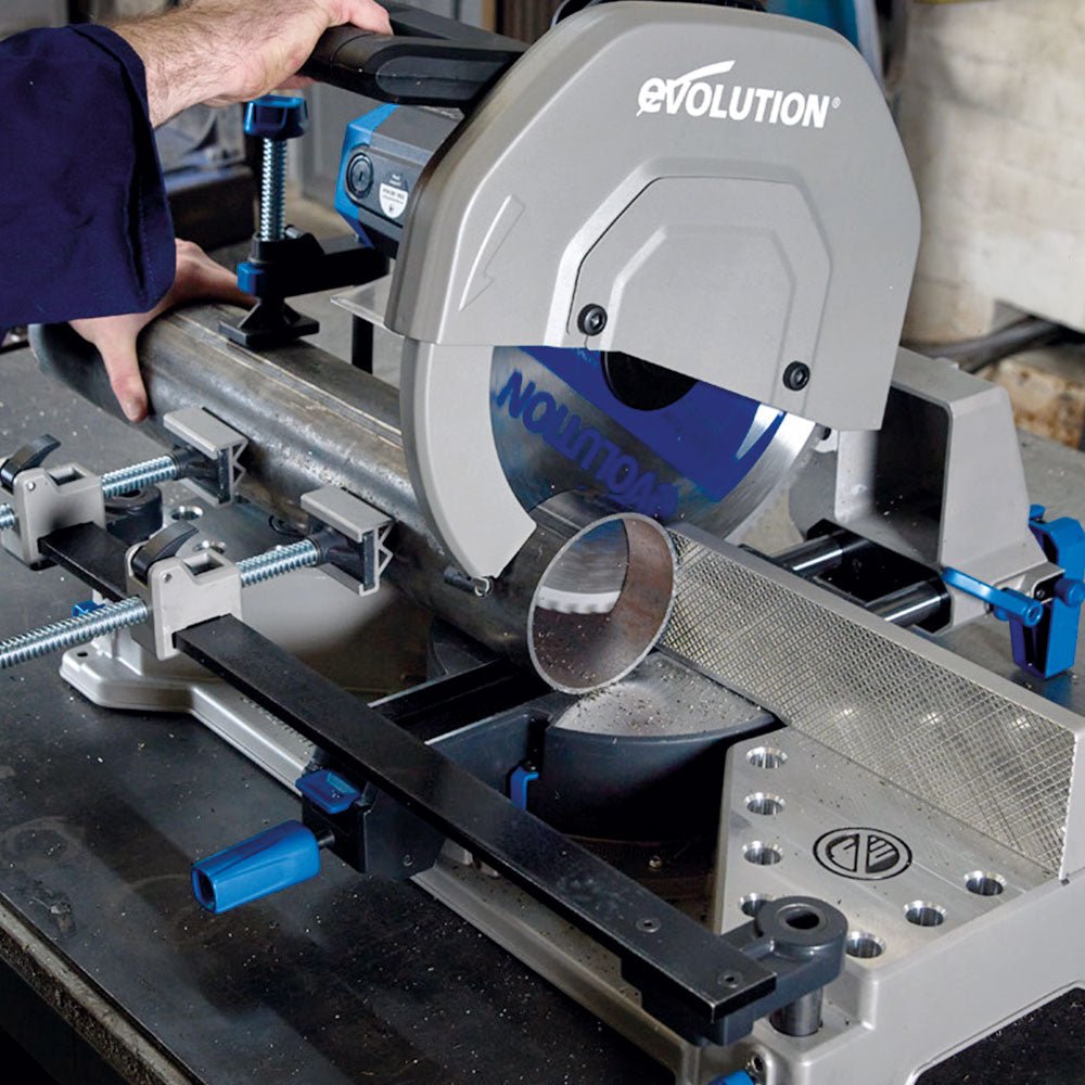 Pack Evolution : Scie à onglet 355mm Evolution S355MCS avec 4 lames