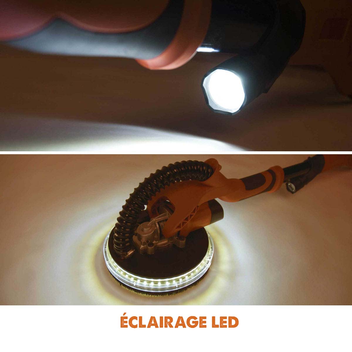 Ponceuse girafe télescopique Evolution R225DWS avec 6 disques abrasifs