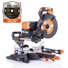 Pack Evolution : Scie à onglet de 255mm double biseau R255SMS-DB+ avec lame multi-matériaux TCT + lame expert bois supplémentaire