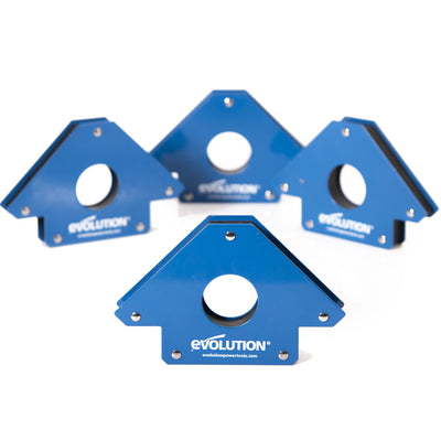 Pack de 4 Équerres Aimantées / Magnétiques  Evolution de Soudeur