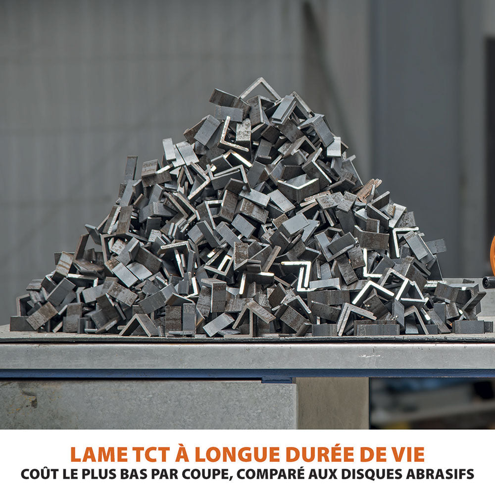 Scie à tronçonner 185mm Evolution RAGE4 avec Lame multi-matériaux TCT