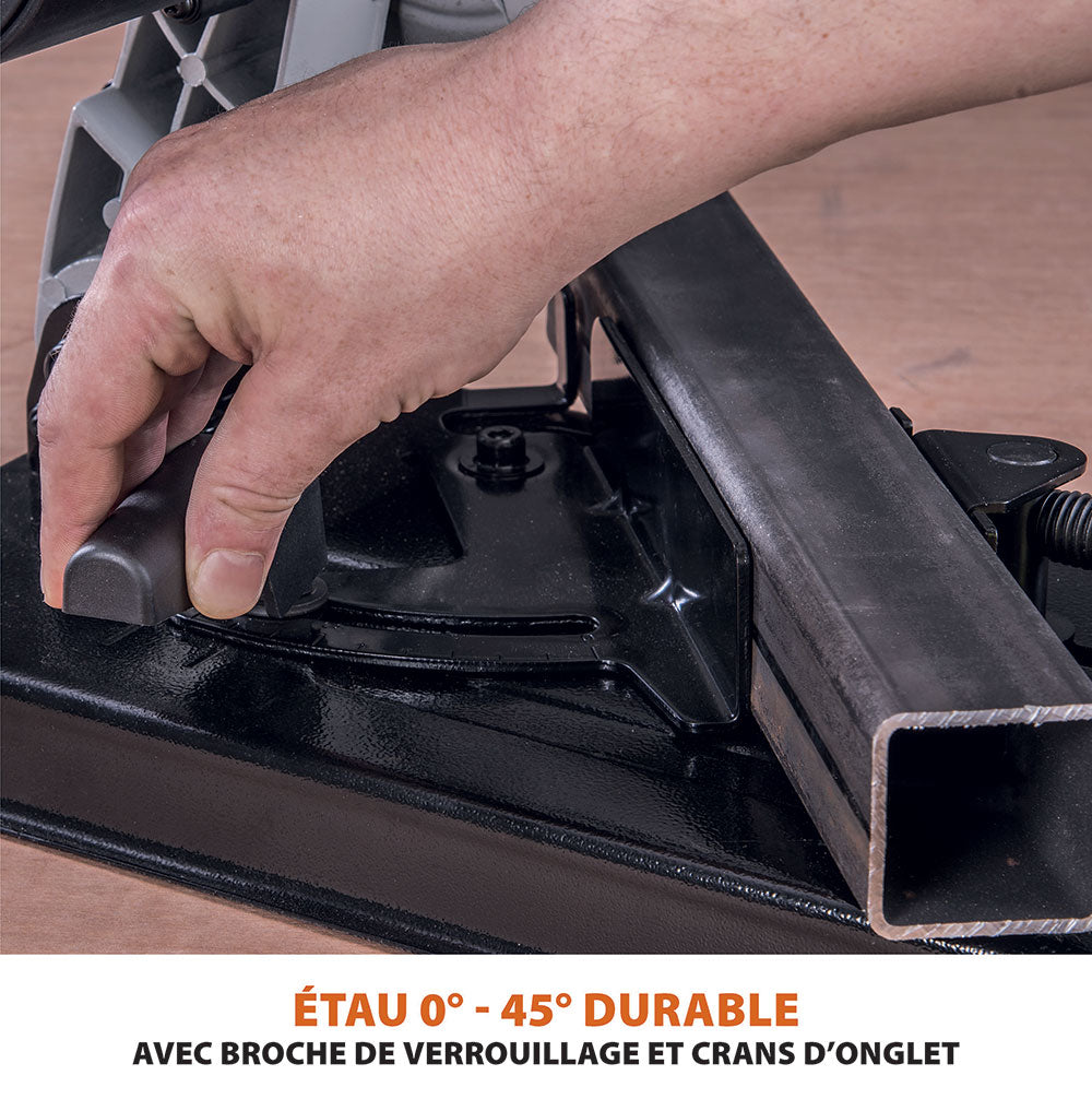 Scie à tronçonner 185mm Evolution RAGE4 avec Lame multi-matériaux TCT