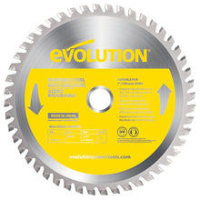 Lame acier inoxydable Evolution de 180mm, 48 Dents, Alésage de 20 mm de carbure de tungstène (convient aux Scies Circulaires & Scies À Tronçonner)