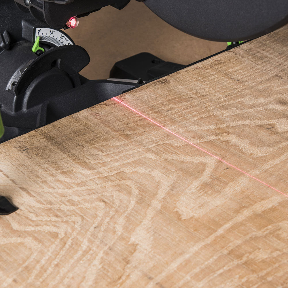 Scie à onglet électrique 210mm Evolution F210SMS avec lame multi-matériaux TCT