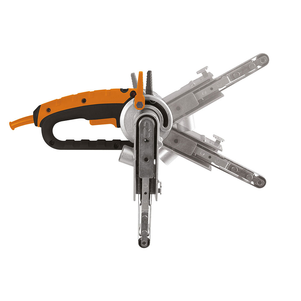 Lime électrique à bande 13mm x 457mm Evolution avec 3 bandes abrasives