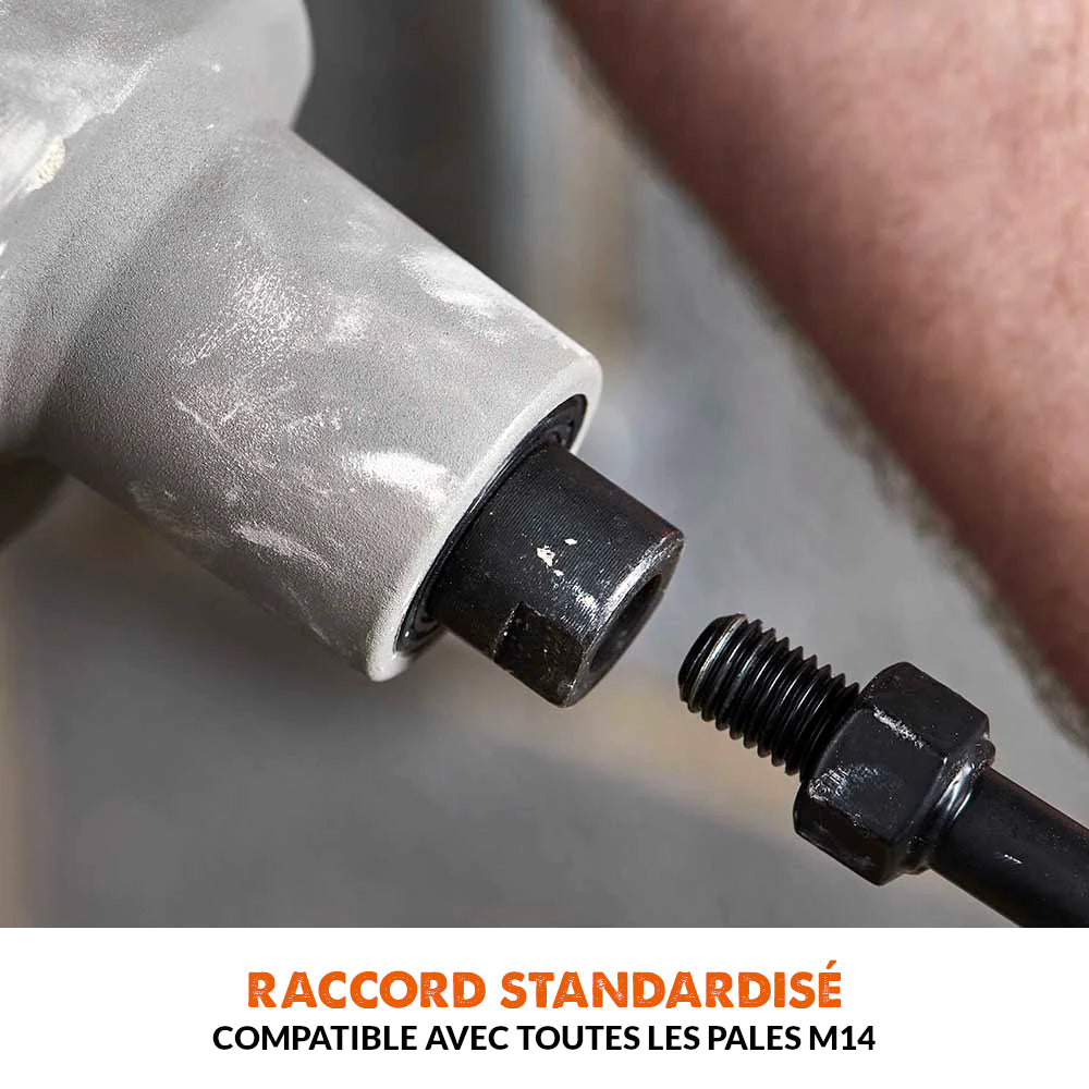 Malaxeur sans fil Evolution R120MXR-Li avec batterie 5 Ah et chargeur rapide