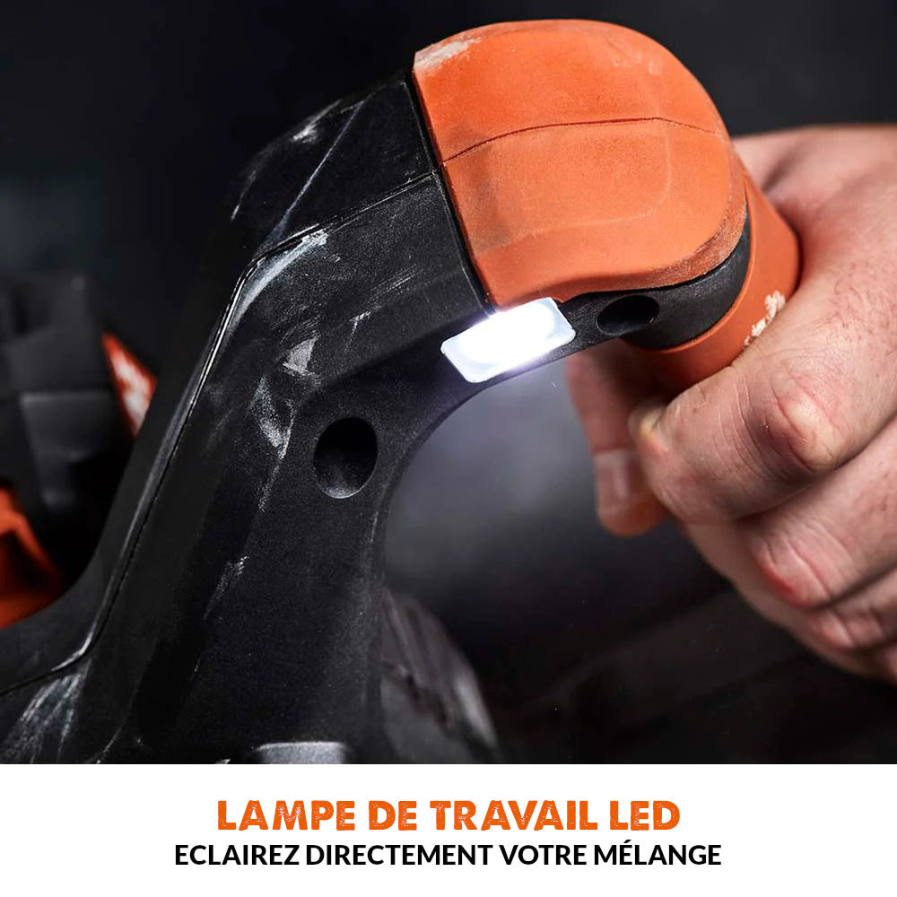 Malaxeur sans fil Evolution R120MXR-Li avec batterie 5 Ah et chargeur rapide