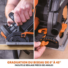 Pack Evolution : Scie circulaire 185mm R185CCSX+ avec Lame multi-matériaux TCT et Sac de transport + Guide de coupe de 1,4m ST1400-G2