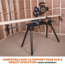 Pack Evolution : Scie à onglet électrique 210mm R210SMS+ avec lame multi-matériaux TCT + Support