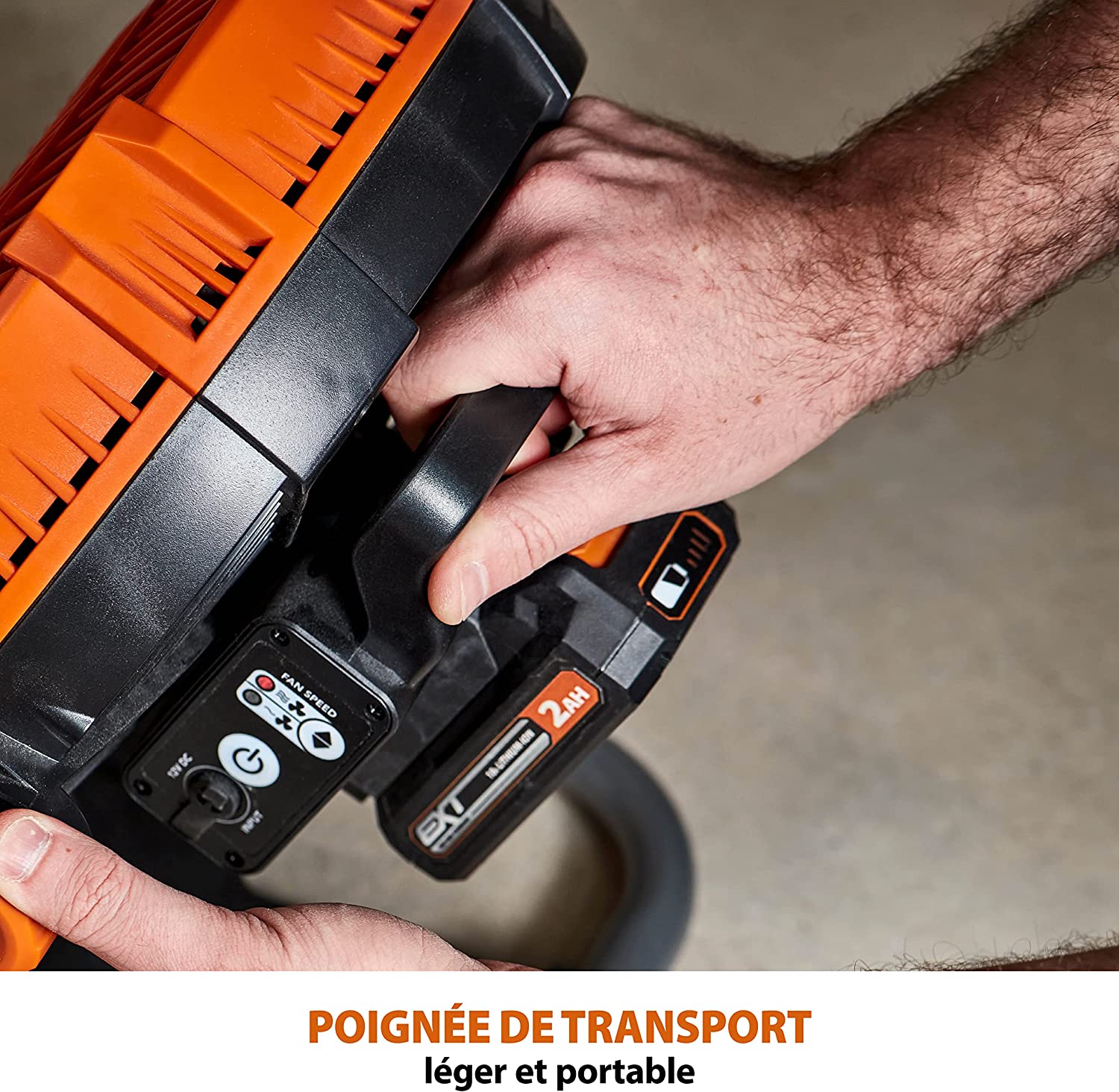 Ventilateur sans fil Evolution R240FAN-Li sans batterie ni chargeur