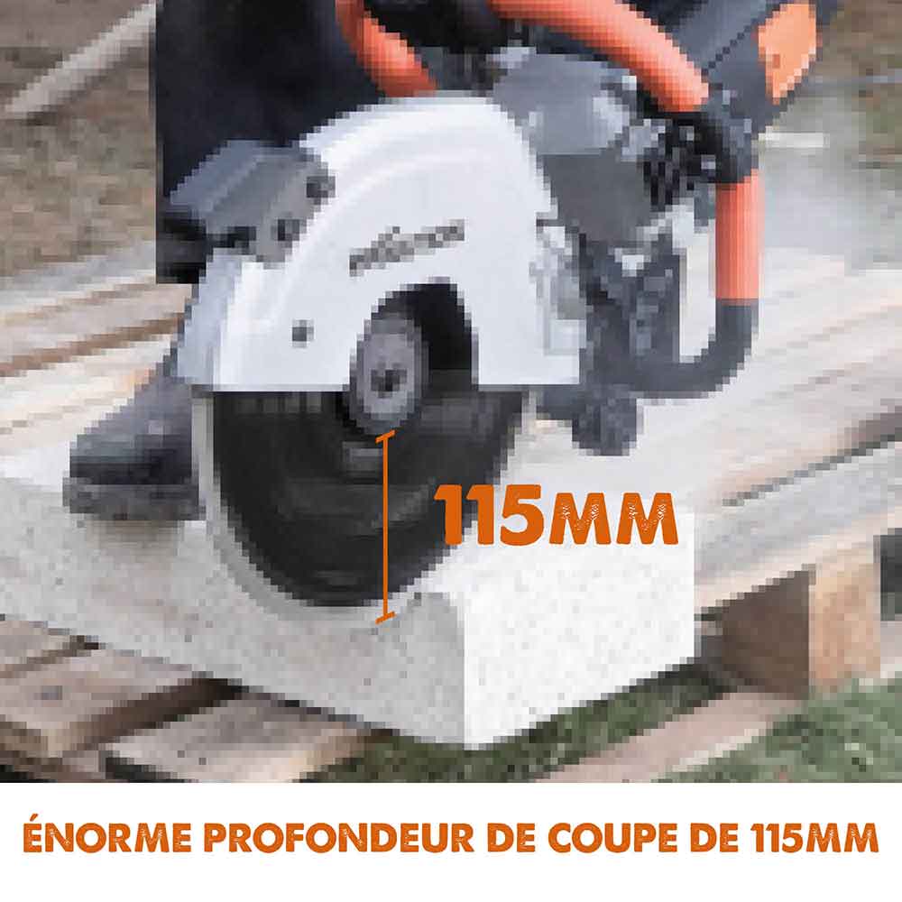 Scie à béton électrique 300mm Evolution R300DCT avec lame diamant