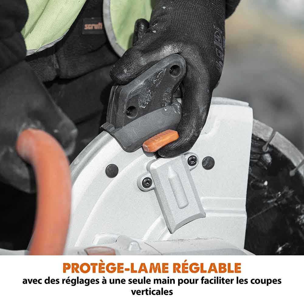 Scie à béton électrique 300mm Evolution R300DCT avec lame diamant