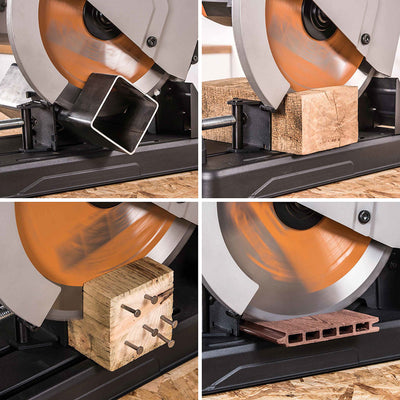 Lame multi-matériaux TCT 355mm Evolution 36 dents alésage 25,4mm pour scie à tronçonner