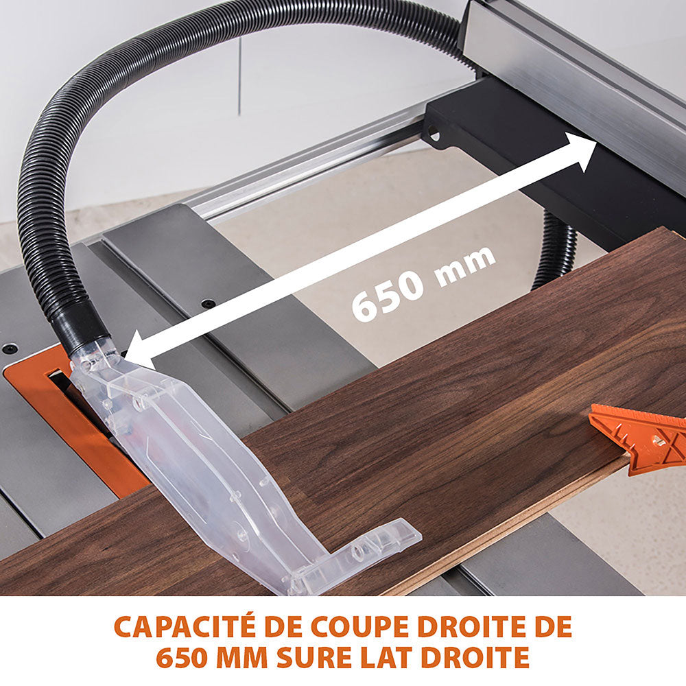 Scie sur table 255mm Evolution RAGE5-S avec Lame multi-matériaux TCT