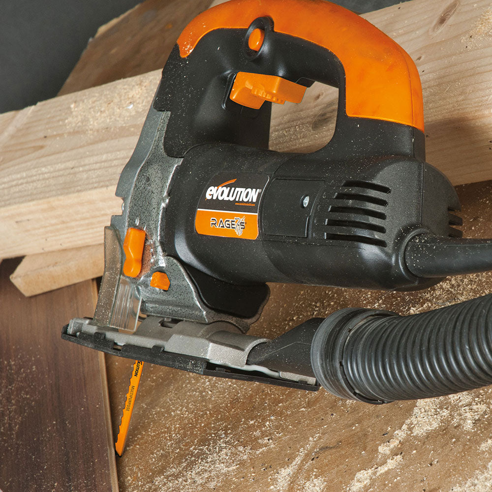 Scie sauteuse Evolution RAGE7-S filaire avec commande de vitesse variable 710W