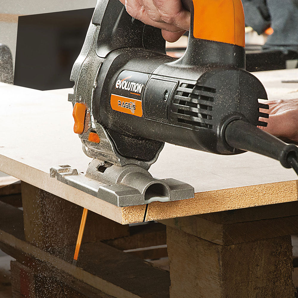 Scie sauteuse Evolution RAGE7-S filaire avec commande de vitesse variable 710W
