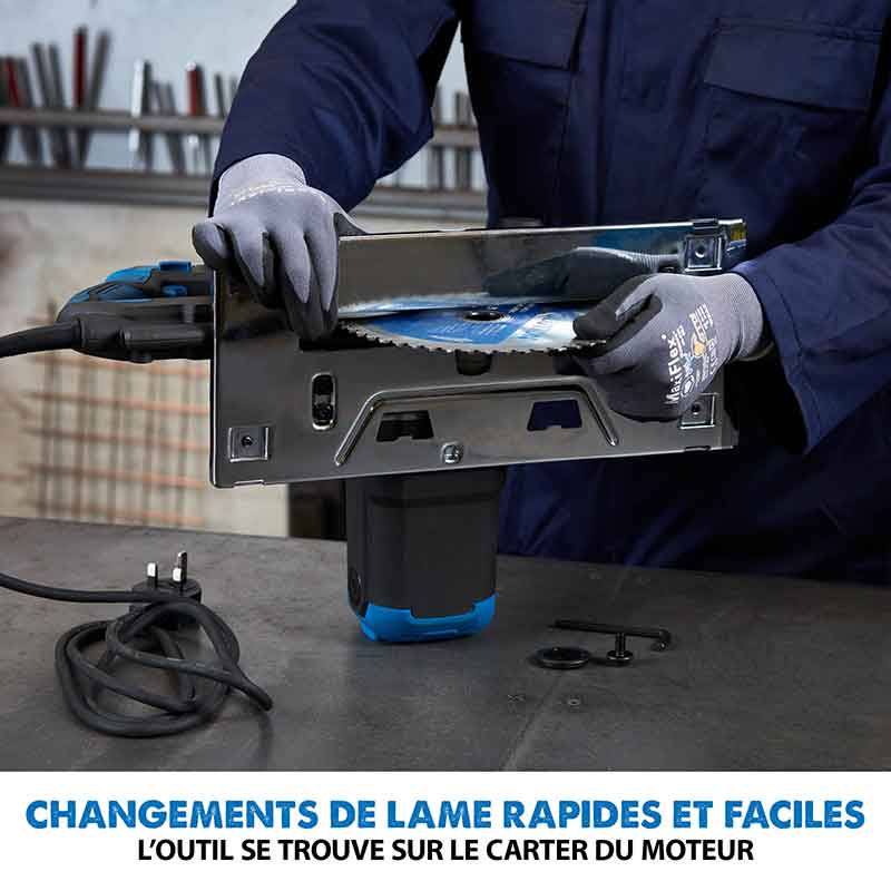 Scie circulaire 210mm Evolution S210CCS pour la découpe du métal