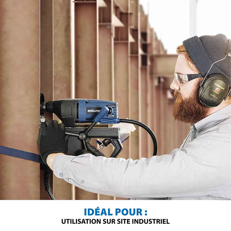 Perceuse magnétique industrielle 28mm Evolution S28MAG pour le travail du métal