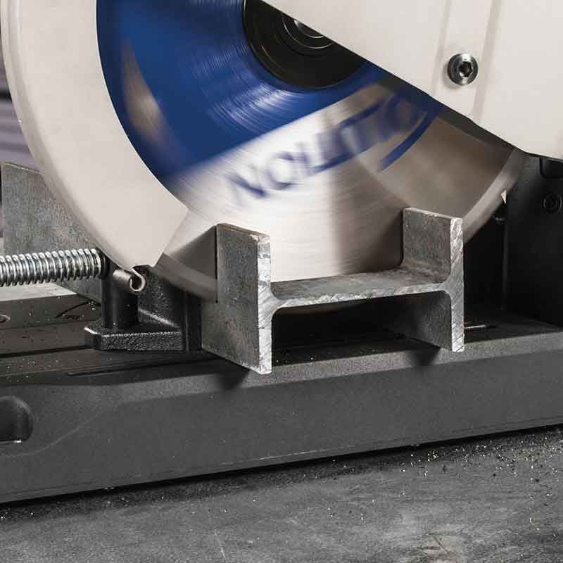 Scie à tronçonner 355mm Evolution S355CPS pour la découpe du métal