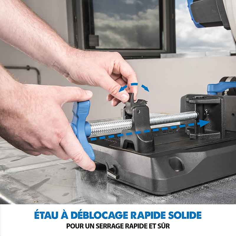 Scie à tronçonner 355mm Evolution S355CPS pour la découpe du métal