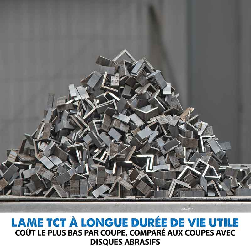 Scie à tronçonner 355mm Evolution S355CPS pour la découpe du métal