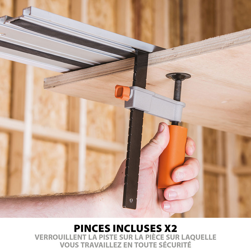 Guide de coupe 1,4m universel Evolution ST1400 pour Scie circulaire G1 (GRADE B)