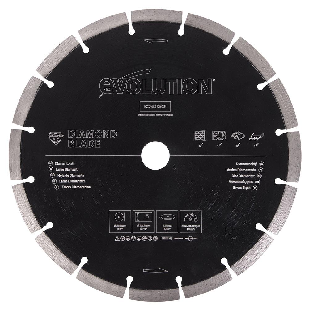 Disque Diamanté 230 Mm Turbo – Coupe Rapide & Précise Pierre, Béton, Béton Armé, Granit – Pour Meuleuse D’Angle