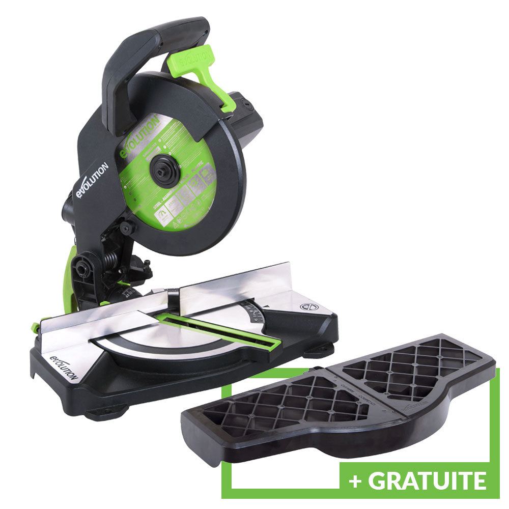 Scie à onglet 210mm Evolution F210CMS avec lame multi-matériaux TCT