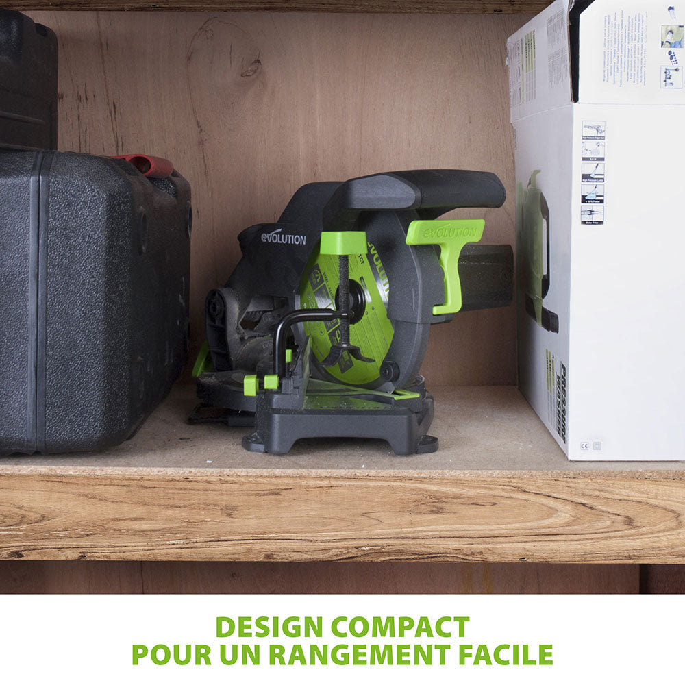 Scie à onglet 210mm Evolution F210CMS avec lame multi-matériaux TCT