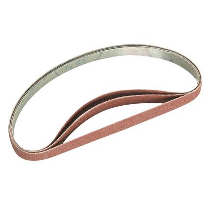 Kit de 3 bandes abrasives 13mm x 457mm Evolution pour Ponceuse