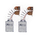 2x Balais de charbon pour Evolution R210SMS / R210SMS+ / R210SMS300+/ F210SMS